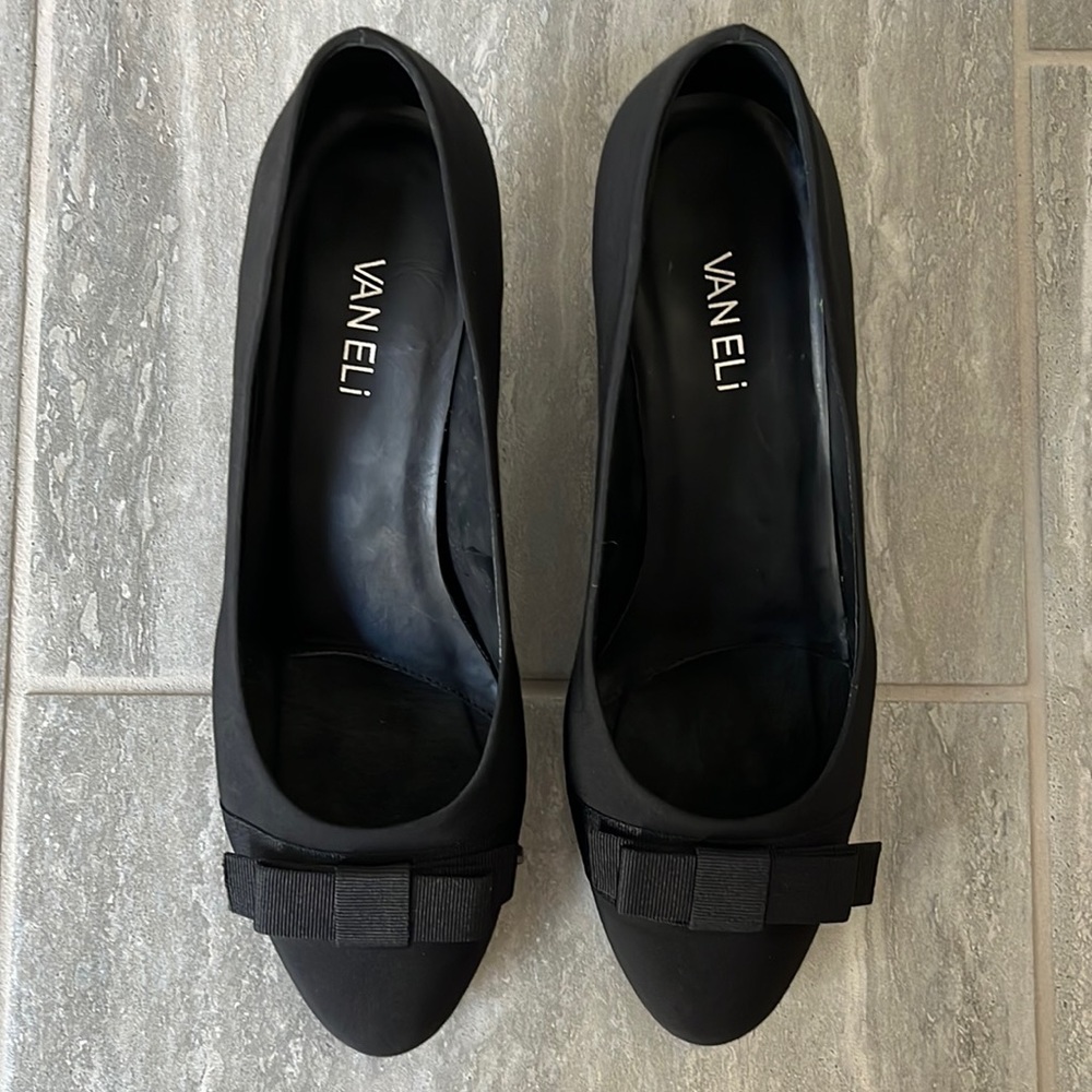 VAN ELi Heels, Size 8.5W (Worn Once / Excellent Condition) 🖤